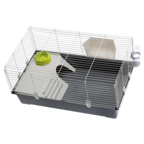 FERPLAST Cage pour lapins et cochons d'inde 100 95 x 57 x 46 cm