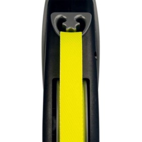 Laisse Giant L Tape 8 m black/ neon yellow Flexi GT3-210-S-NEO-12