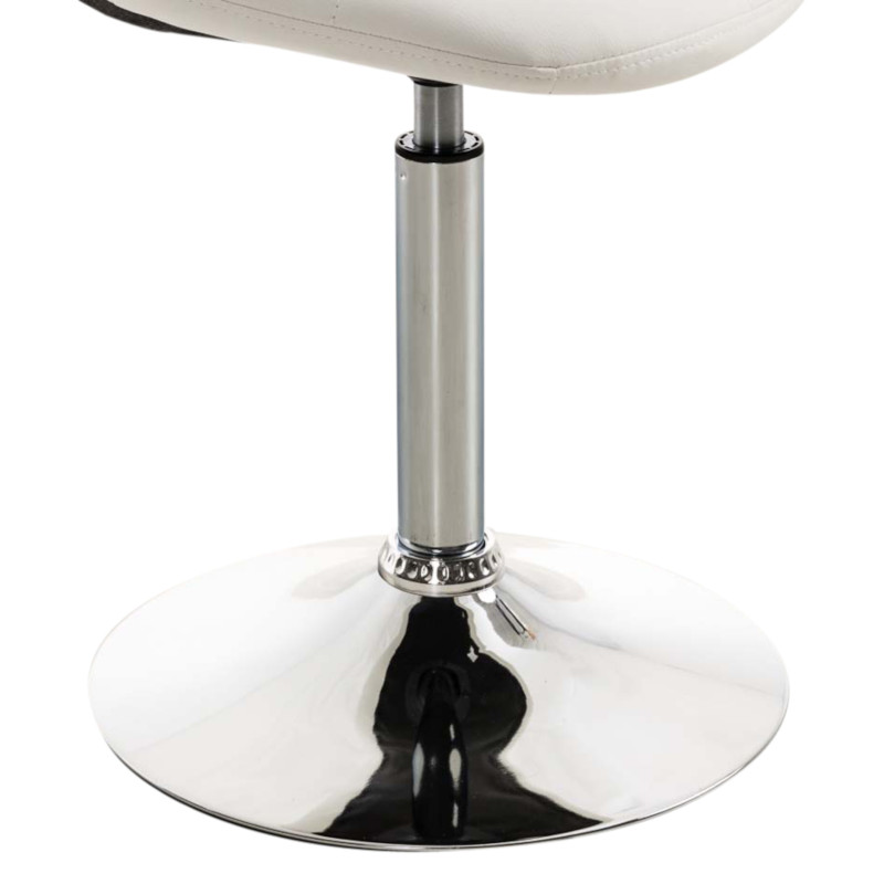 Ensemble de 2 chaises Emil, similicuir blanc