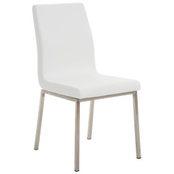 Ensemble de 2 chaises de salle à manger Colmar blanches