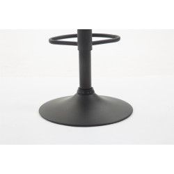 Lot de 2 tabourets de bar Braga simili cuir blanc