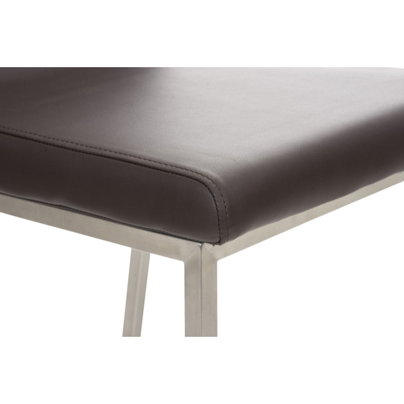 Lot de 2 chaises de salle à manger Colmar marron