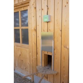 Porte poulailler coulissante - KERBL - Alu - 43 x 40 cm - Taille L