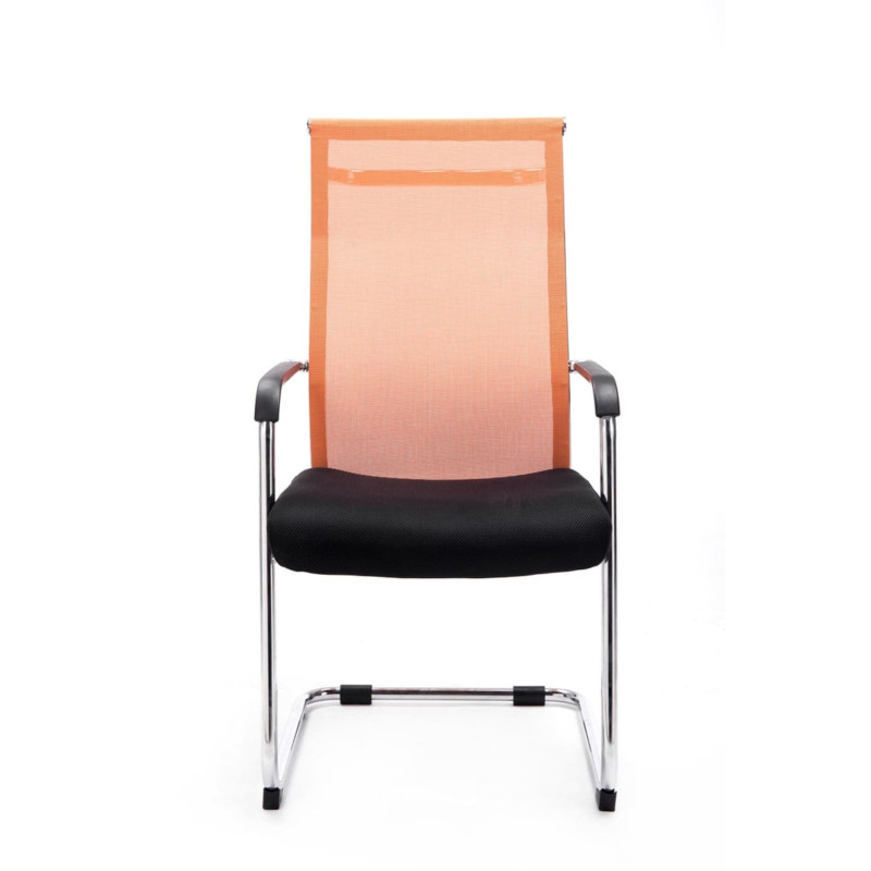 Lot de 2 chaises visiteurs Brenda orange