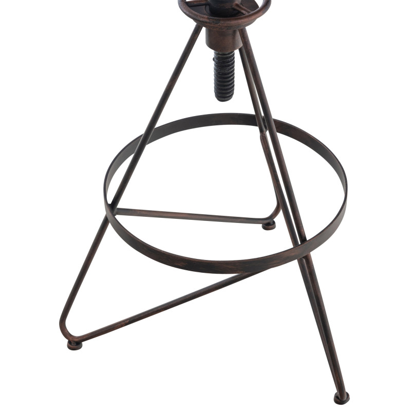Lot de 2 tabourets de bar Karla bronze