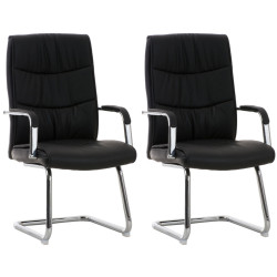 Ensemble de 2 chaises, Caro noir