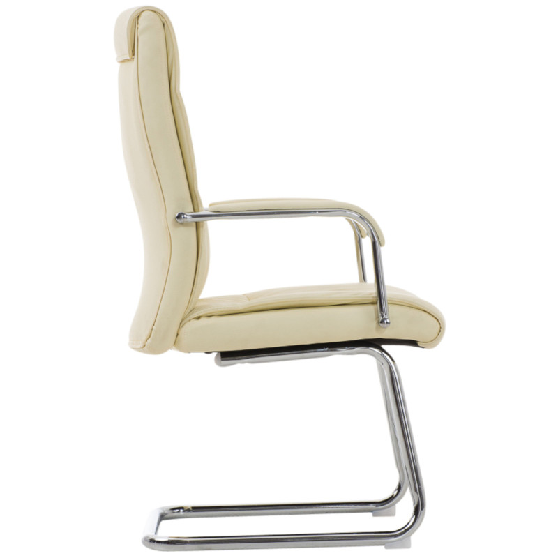 Lot de 2 chaises Caro couleur crème