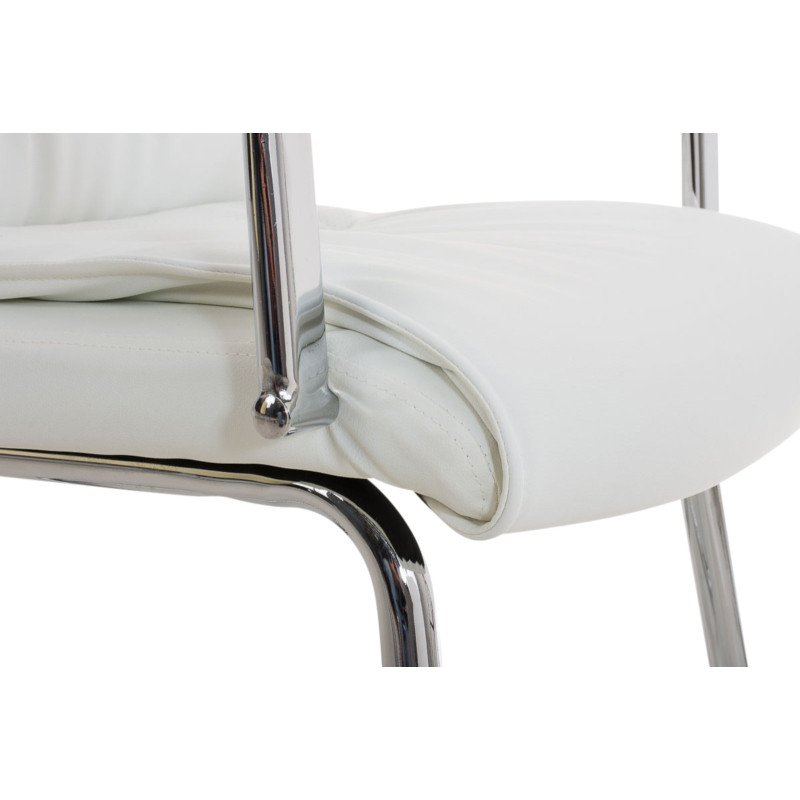 Lot de 2 chaises Caro blanches