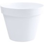 EDA Pot de fleur rond Toscane - Ш 40 x H 32 cm - 23 L - Blanc