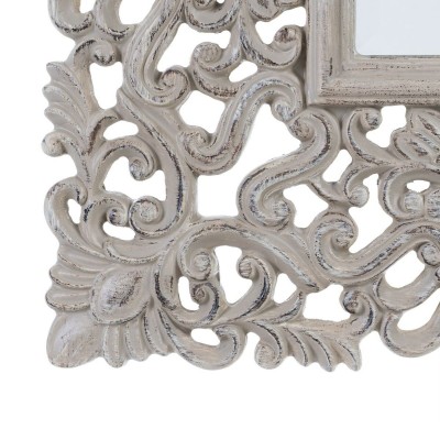 Miroir mural Blanc Verre 98 x 3 x 124 cm