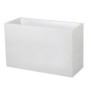 EDA Jardiniere Graphit 99,5x39,5x60cm - Contenance 116L - Blanc cérusé