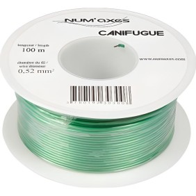 Bobine de fil pour clÙture anti-fugue - NUM'AXES - 0,52 mm≤ x 100m - Convient pour chien de petite taille