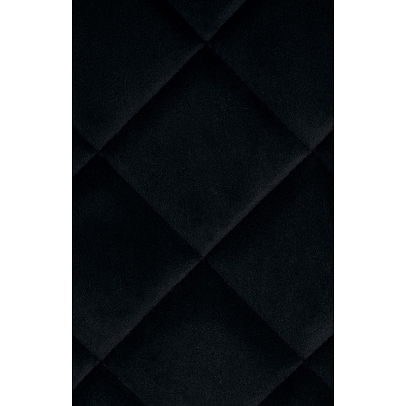 Chaise à ressorts, velours noir