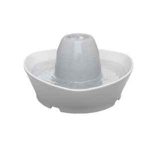 PetSafe - Fontaine en CÈramique StreamSide pour Animaux de Compagnie 1,8 L - idÈal pour chat et petit chien,Silencieuse, eau