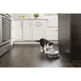 PetSafe - Fontaine en CÈramique StreamSide pour Animaux de Compagnie 1,8 L - idÈal pour chat et petit chien,Silencieuse, eau