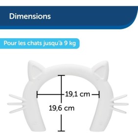 Passage pour chat - PETSAFE - CAT CORRIDORô - Blanc