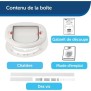 Porte pour gros chat et petit chien - PETSAFE - 4 positions - Blanc