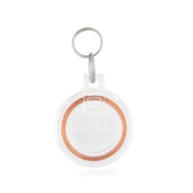 PetSafe - ClÈ de collier pour Chatiere avec puce Èlectronique, ElÈgant mÈdaillon d'identification pour Chat non pucÈ - Transpare