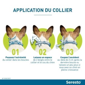 SERESTO  Chien Collier Anti-Puces et Anti-Tiques +8kg 2 unitÈs