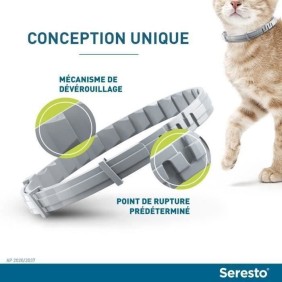 SERESTO Chat Collier Anti-Puces et Anti-Tiques 2 unitÈs