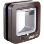 SUREFLAP Chatiere a puce Èlectronique - Marron - 142 mm x 120 mm (MÈmorisation d'un maximum de 32 puces)