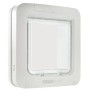 SUREFLAP Grande chatiere a puce Èlectronique - Blanc -  178 mm x 170 mm (MÈmorisation d'un maximum de 32 puces)