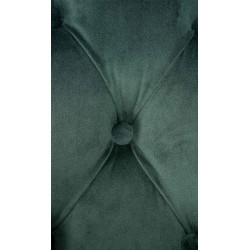 Chaise de salle à manger Aberdeen, velours, vert foncé antique
