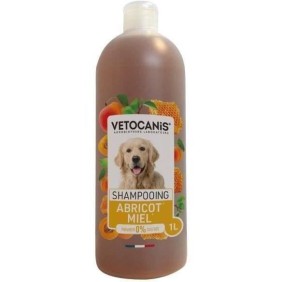 Shampoing - VETOCANIS - BIO000651 - Doux - Abricot Miel - Chien - 1L