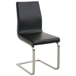 Ensemble de 2 chaises de salle à manger Belfort noires