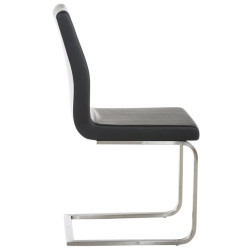 Lot de 2 chaises de salle à manger Belfort noires