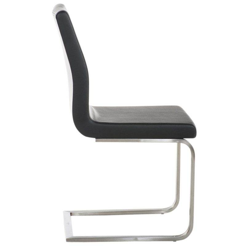 Ensemble de 2 chaises de salle à manger Belfort noires