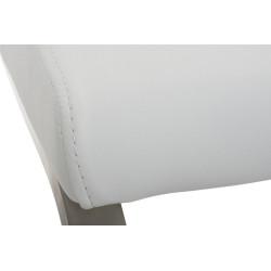 Lot de 2 chaises de salle à manger Belfort blanches