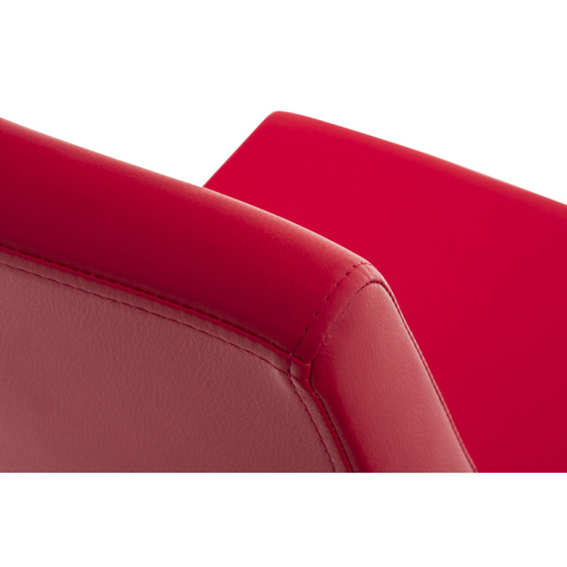 Lot de 2 chaises de salle à manger Belfort rouge