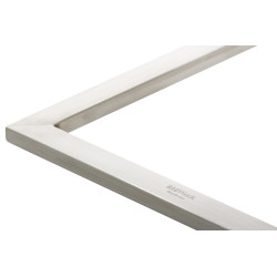 Lot de 2 chaises de salle à manger en tissu Belfort crème