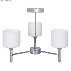 Suspension Activejet AJE-MIRA 3P Blanc Argenté Métal 40 W