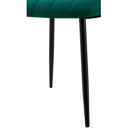 Tissu de chaise Dijon vert foncé