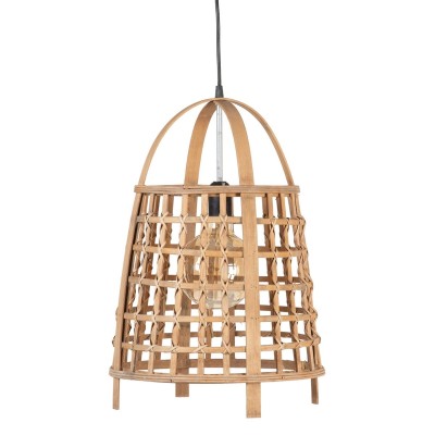 Suspension 33,5 x 33,5 x 48,5 cm Naturel Bambou 220 V 240 V 60 W