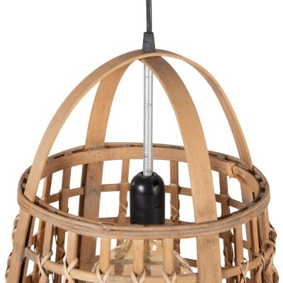 Suspension 33,5 x 33,5 x 48,5 cm Naturel Bambou 220 V 240 V 60 W