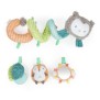 INGENUITY Nally & Friends barre de jouets en spirale, jouets amovibles, anneau de dentition en silicone sans BPA, des la naissan