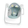 Ity by INGENUITY Sun Valley Canopy Portable Swing - Auvent, 2 jouets, siege inclinable 2 positions - Unisexe - 0-9 mois - Gris