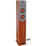 Tour de son Lecteur CD Bluetooth INOVALLEY HP34-CD-WOOD - 100W - USB - Bois et gris