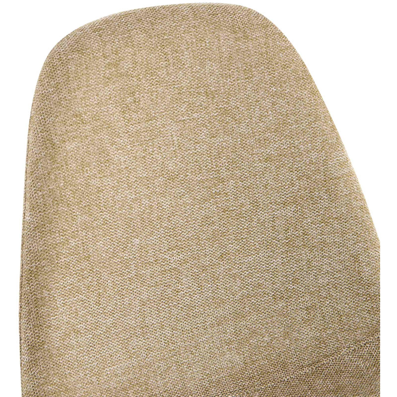 Lot de 4 chaises de salle à manger en tissu Napier taupe