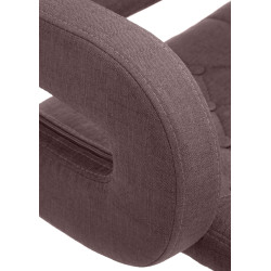Tabouret de bar Dublin FABRIC brun