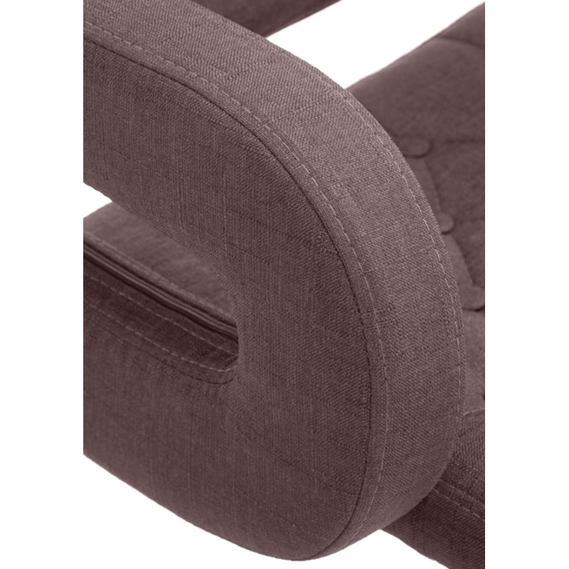 Tabouret de bar Dublin FABRIC brun