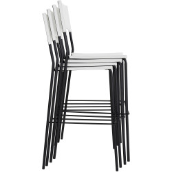 Tabouret de bar Genoa blanc