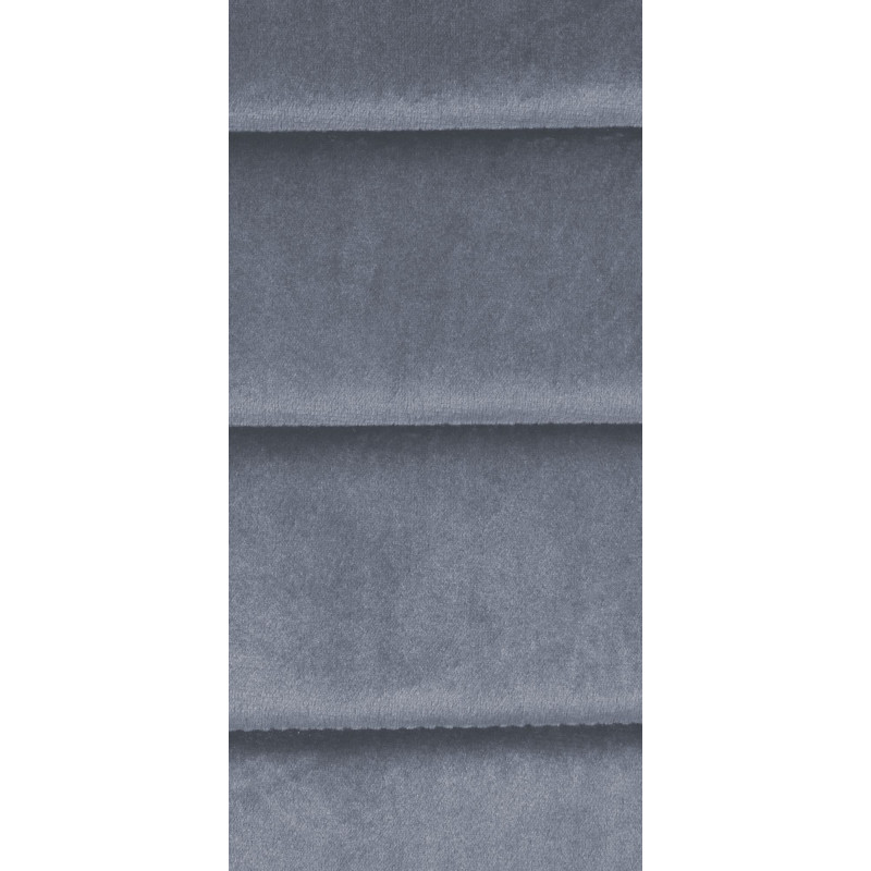 Ensemble de 4 chaises de salle à manger en velours Mayfair gris clair