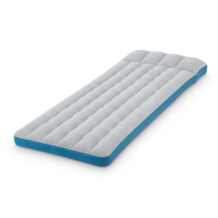 INTEX Matelas de Camping Gonflable - 1 place - Gris