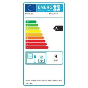 Poele a bois - INVICTA Kazan Grand Angle - 9 Kw - Bûches 58 cm