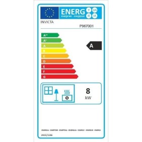 Insert de cheminée - INVICTA  ALIZEO - Fonte - Turbo - 8 KW