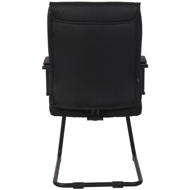 Ensemble de 2 chaises visiteurs Sievert noir/noir